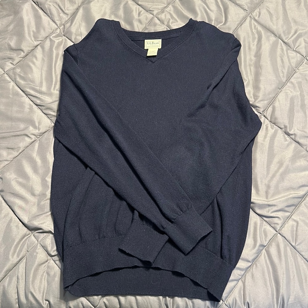 L.L. Bean Cotten and cashmere sweater